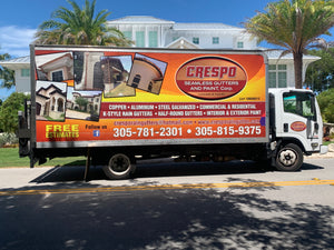 Gutters Miami High Quality Customer Service Installation Seamless Copper Aluminum Roof