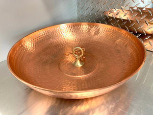 #3145-A Hand Hammered Copper Dish