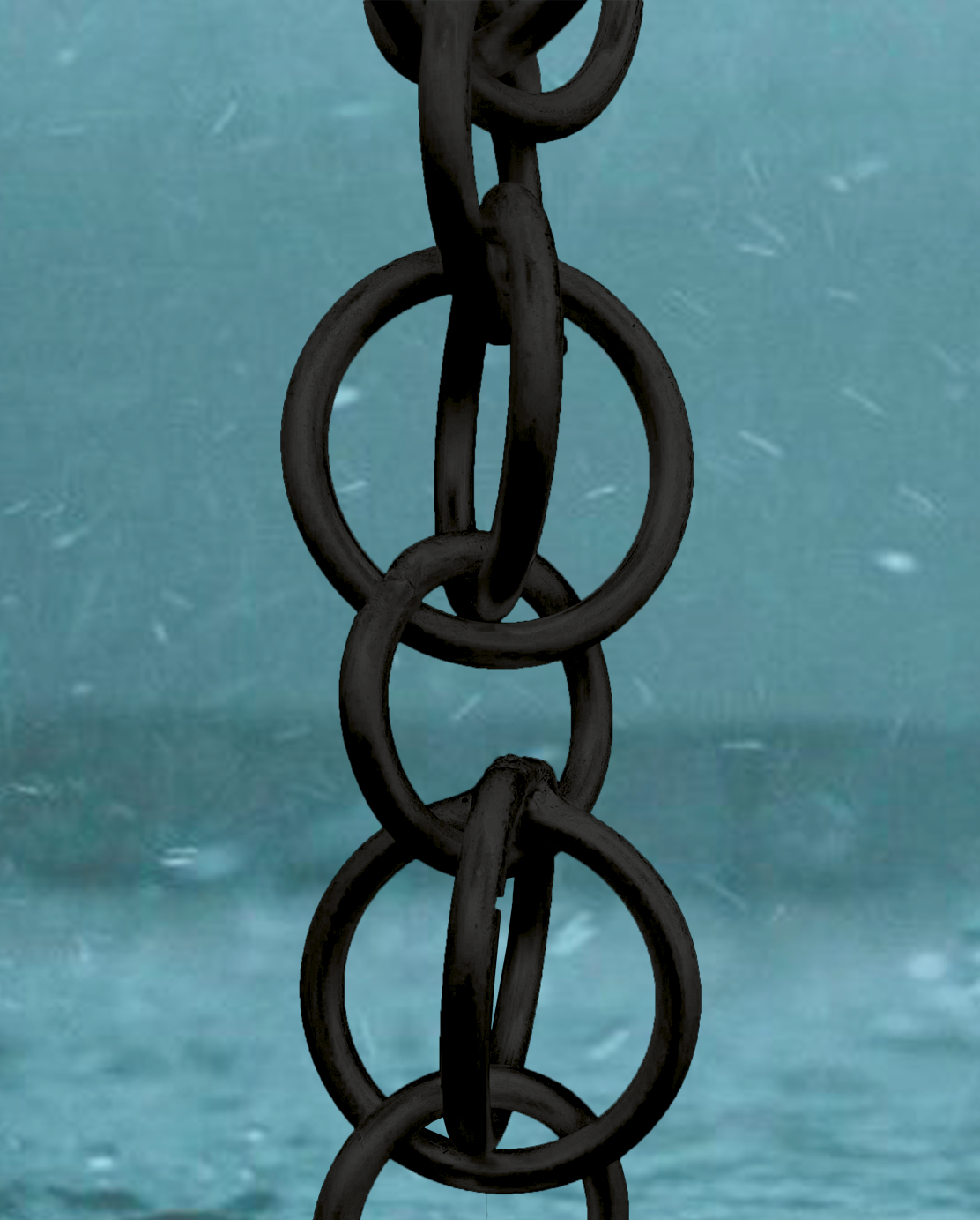 Black aluminum hot sale chain